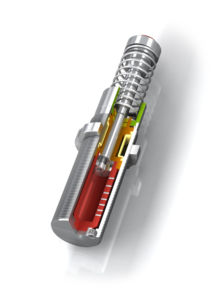 ACE Industrial Shock Absorber self-compensating, stainless s